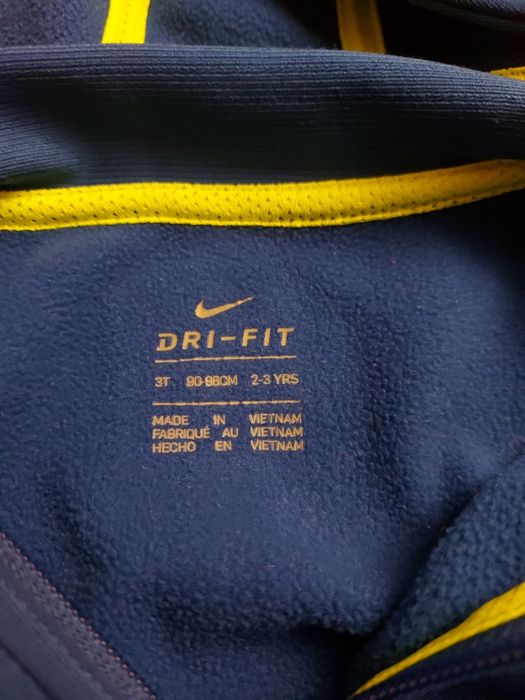 Nike dri-fit bluza sportowa z kapturem, 2-3 lata, 90-96cm