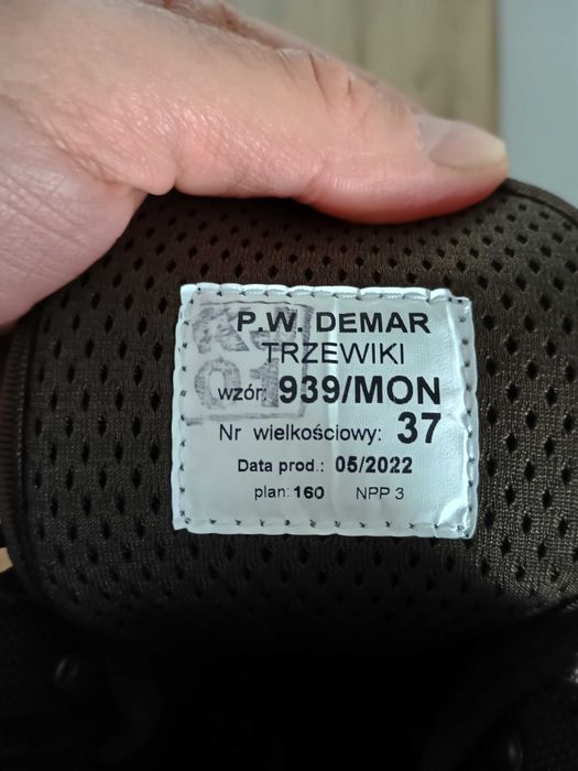 Buty taktyczne wojskowe trzewiki Demar wzór 939/MON rozmiar 37