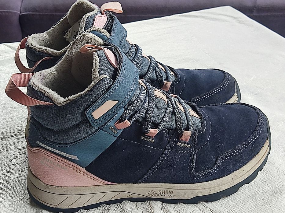 Buty turystyczne, zimowe dla dzieci Decathlon Quechua SH500 WARM