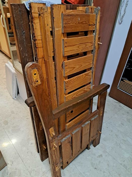 Drewniana ławka/skrzynia ogrodowa - Relaxdays