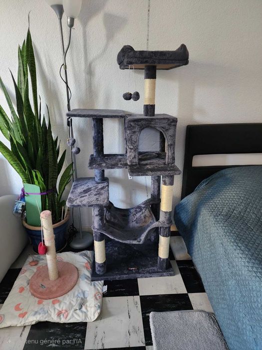 Drapak dla kota duży wysoki drapak NOWY dla kota domek legowisko NOWY
