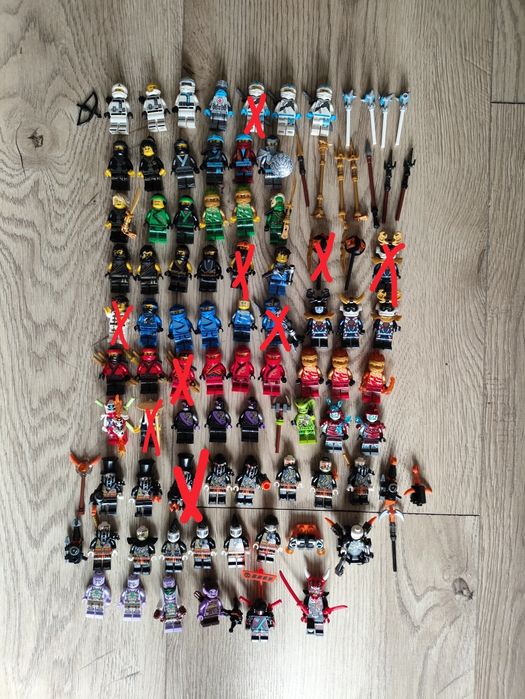 Figurki Lego ninjago i akcesoria