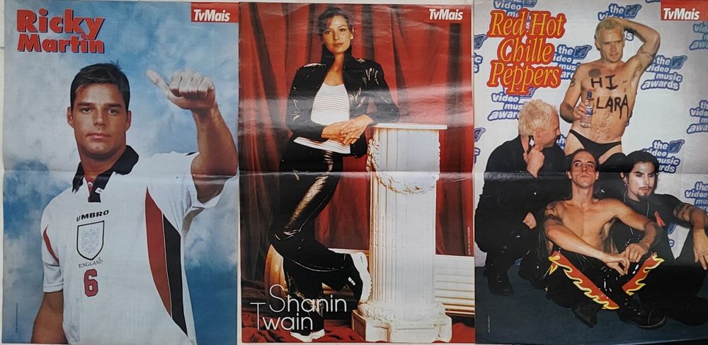 Lote de Posters TV Mais – Anos 90/2000 | Música e Entretenimento