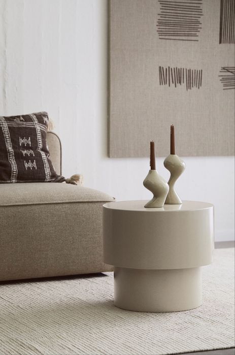 Металевий столик, Світло-бежевий | H&M Home журнальний стіл