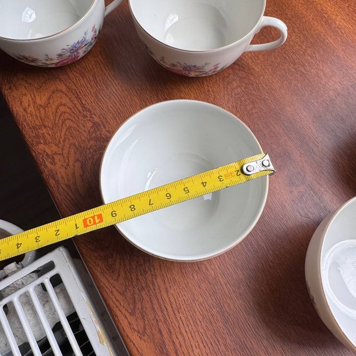 Filiżanki do Herbaty porcelana Karolina lata 60 te