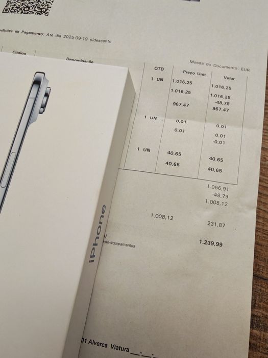 iPhone 17 Air 6.5" 256GB Azul Selado  C/Garantia Aceito Retomas