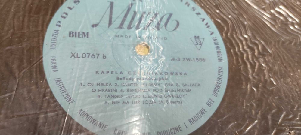 płyta winylowa Kapela Czerniakowska