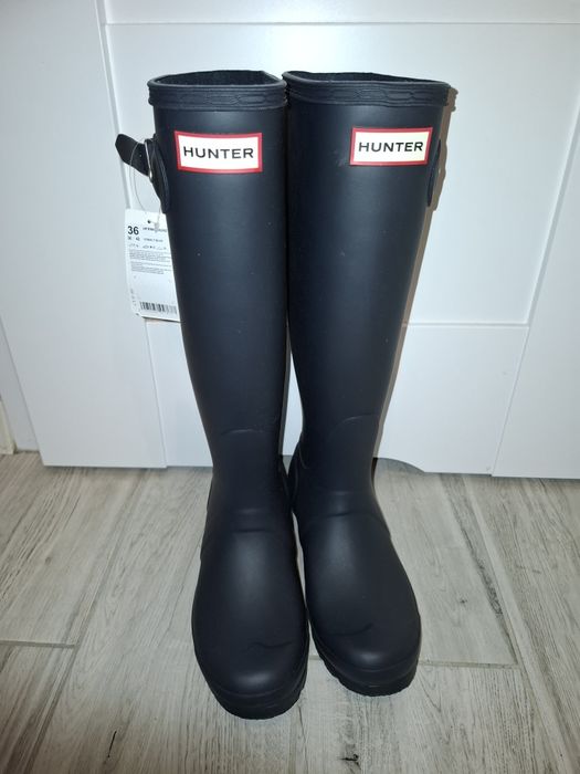 Nowe kalosze granatowe r 36 hunter