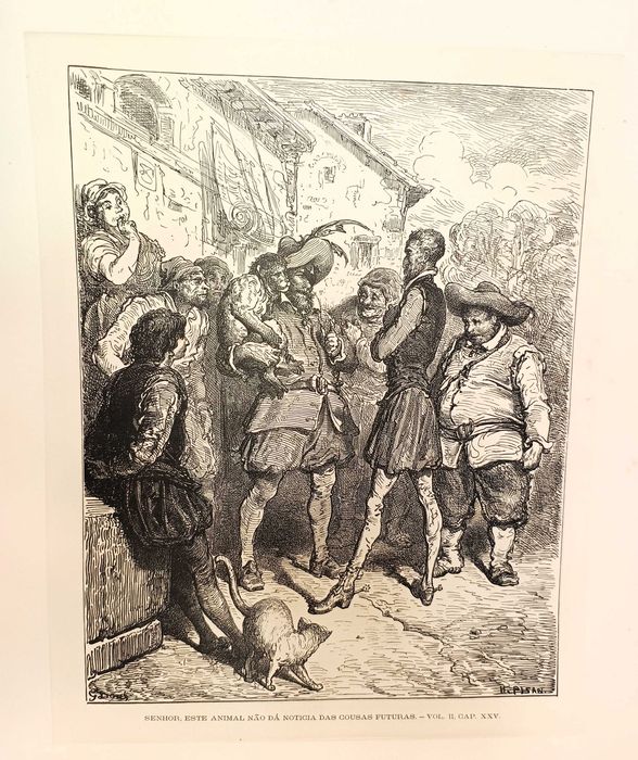 Gravuras Dom Quixote de la Mancha Gustave Doré H. Pisan 1866 17