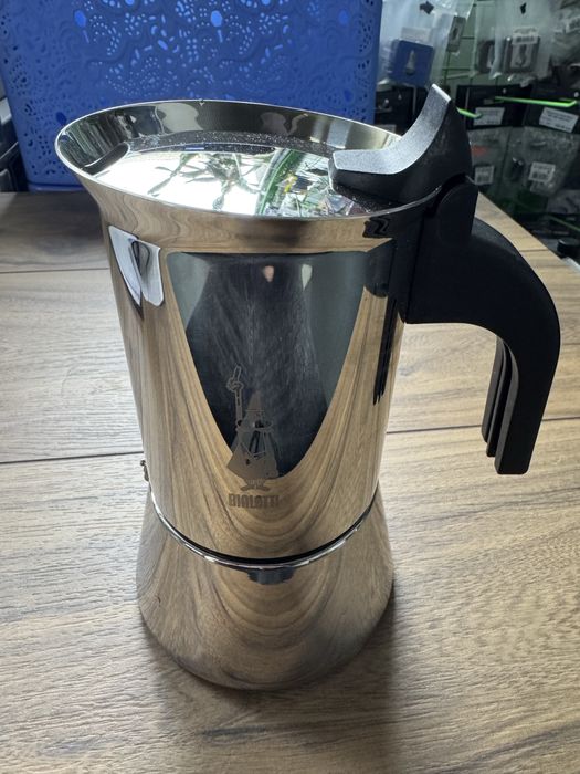 Гейзерна кавоварка Bialetti New Venus Induction на 4 чашки 170 мл срібляста (0007254)