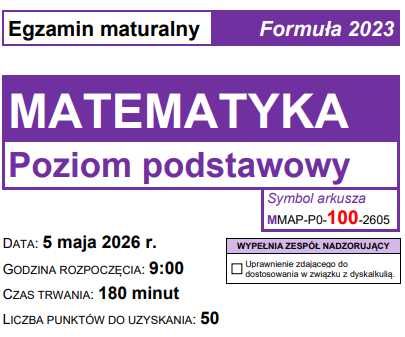 Matematyka - matura poprawkowa