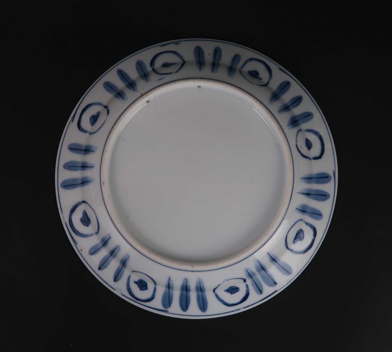 Prato porcelana azul e branca da China