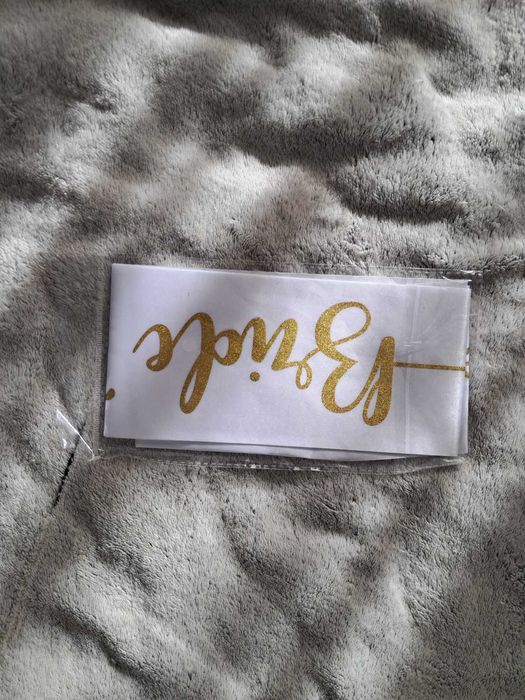 Стрічка для нареченої на дівич вечір