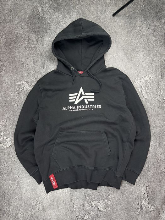 Худі Alpha Industries Basic Hoodie (Carhartt / Stussy / Dickies style) | Black XL-XXL