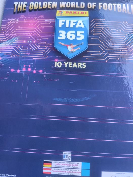 Cromos e Caderneta capa dura da 365