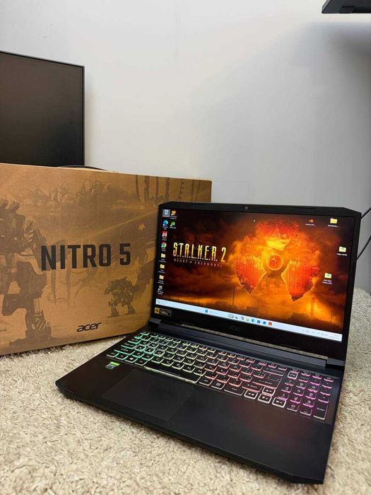 Acer nitro 5 RTX3070 8gb-Razen 7 5800h-16озу-SSD m2