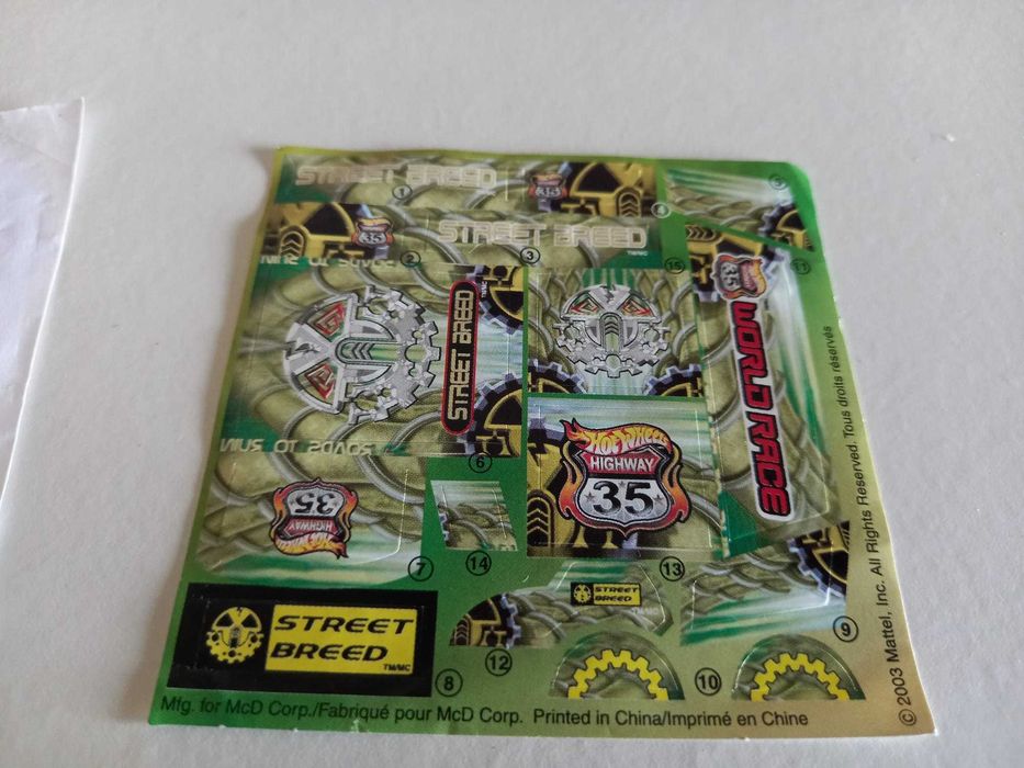 Hotwheels Highway 35 World Race / Acceleracers McDonald's Street Breed