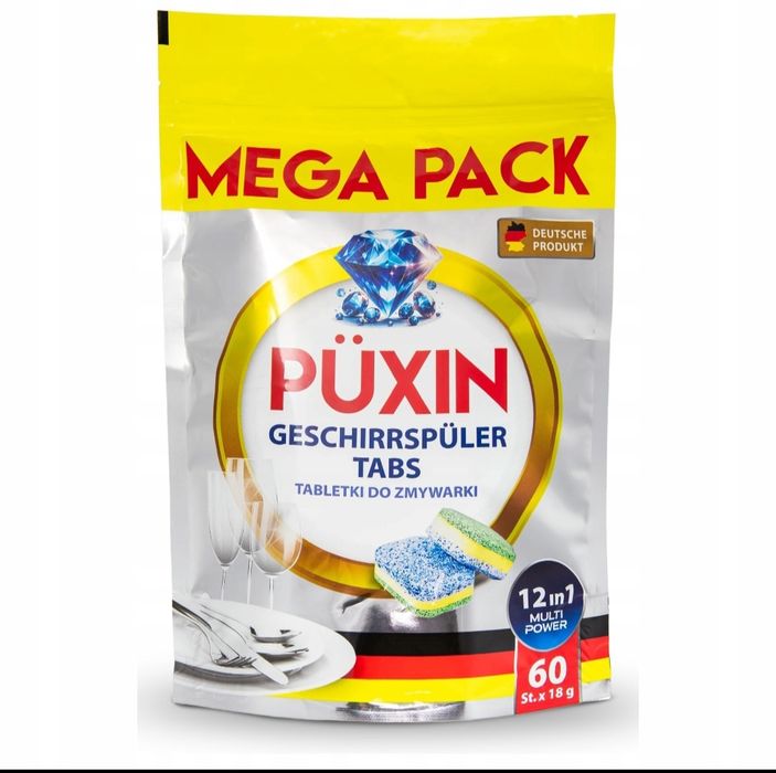 Tabletki do zmywarki PÜXIN 60 szt