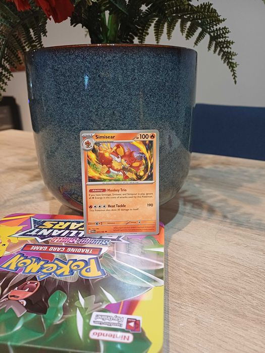 Carta Pokémon Simisear #21 Pokemon Paradox Rift
