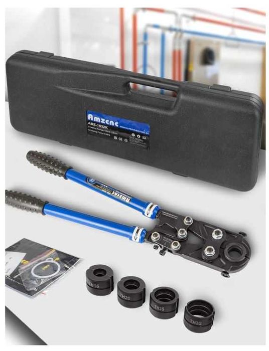 Ręczna zaciskarka do rur PEX/aluminiowych, konturTH 16-32, AMZCNC