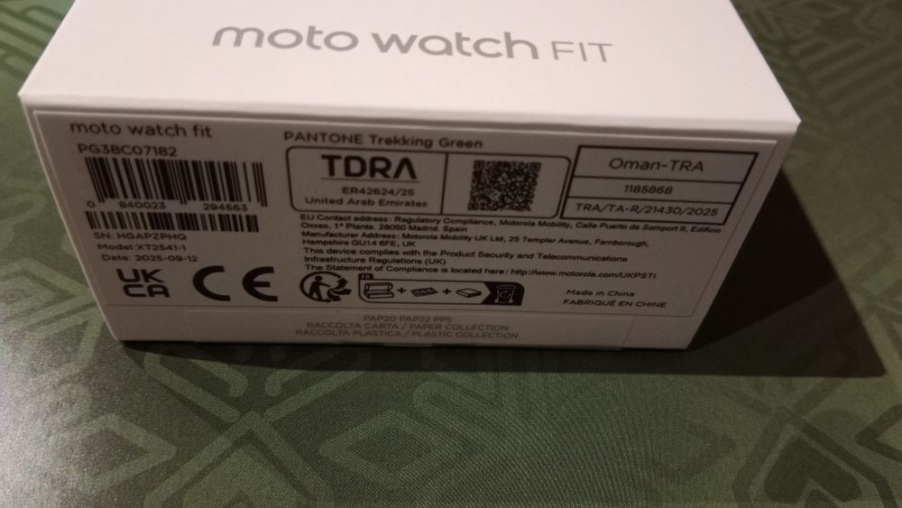 Smartwatch Moto Watch Fit