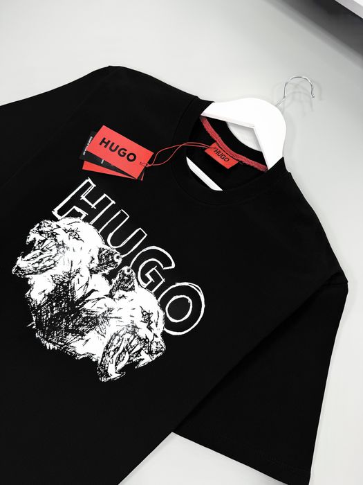 Чоловіча футболка Hugo Boss big logo мужская футболка