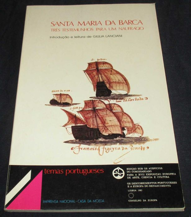 Livro Santa Maria da Barca três testemunhos para um naufrágio