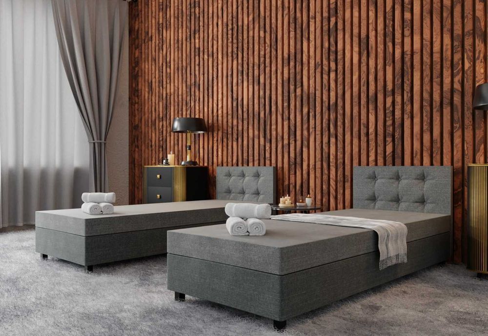 sofa tapczan hotelowy młodzieżowy z pojemnikiem na pościel