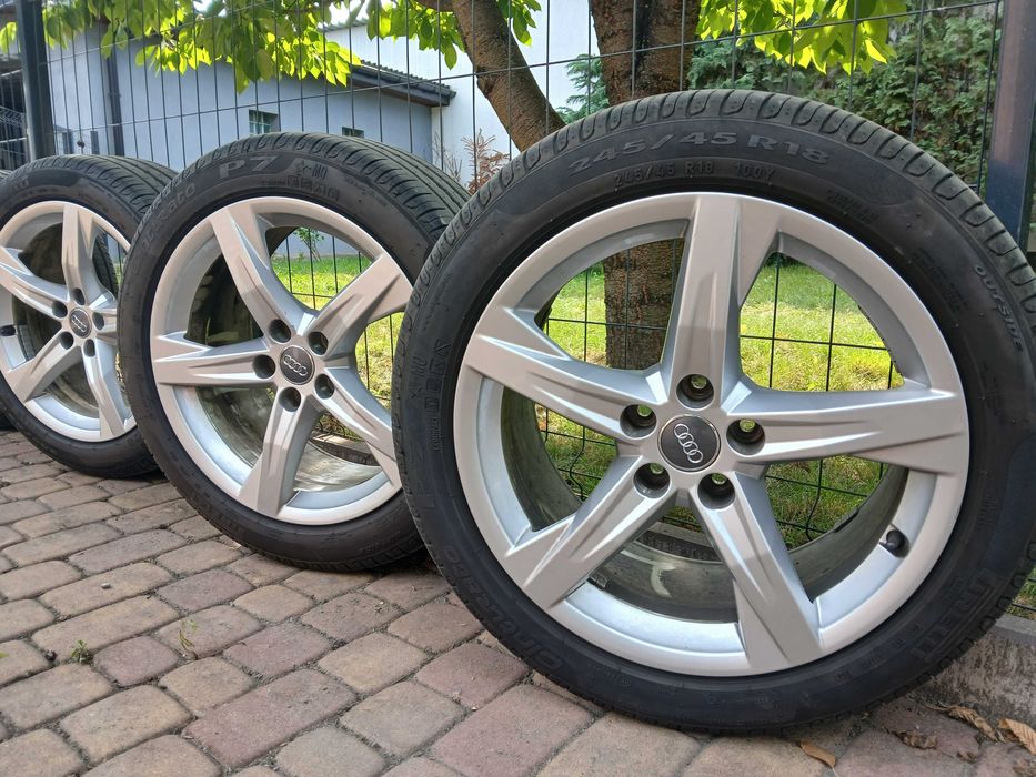 Koła  245x45x18 do Audi  4tyś. przebiegu !