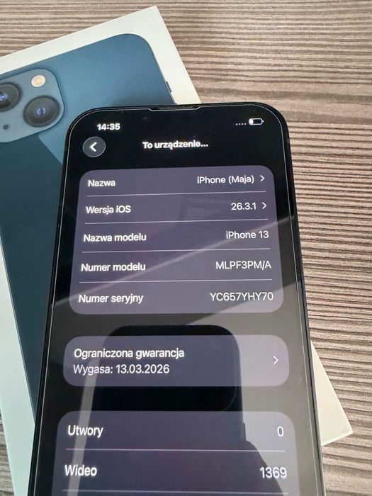 Iphone 13 stan BDB 89% kondycji