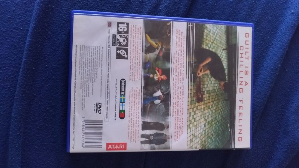 Fahrenheit PlayStation 2