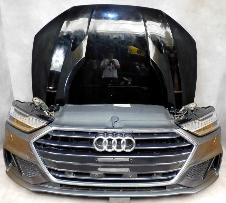 Бампер передний с лайн обычный ауди а7 с8 audi a7 c8 морда передок разборка шрот