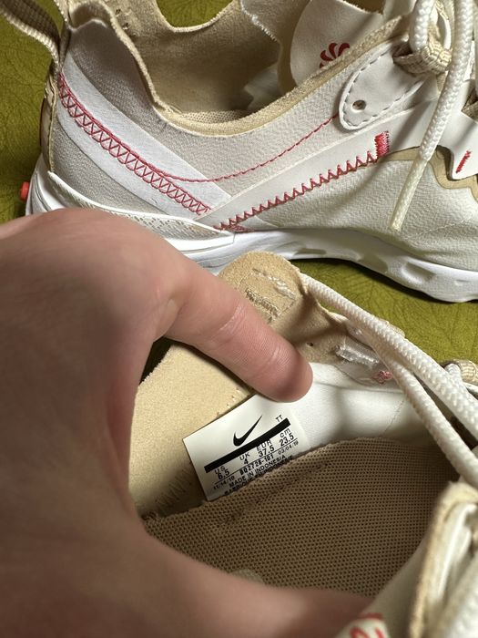 Кроссовки Nike React Element 55 White/Red Original Размер 37.5