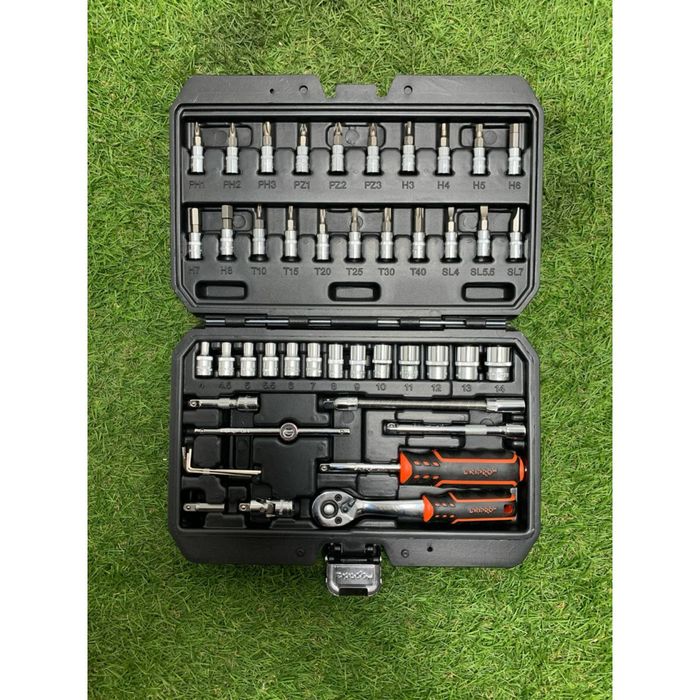 Набір інструментів DNIPRO-M ULTRA, 1/4", S2, S-Lock, 46 од. ((Уцінка)