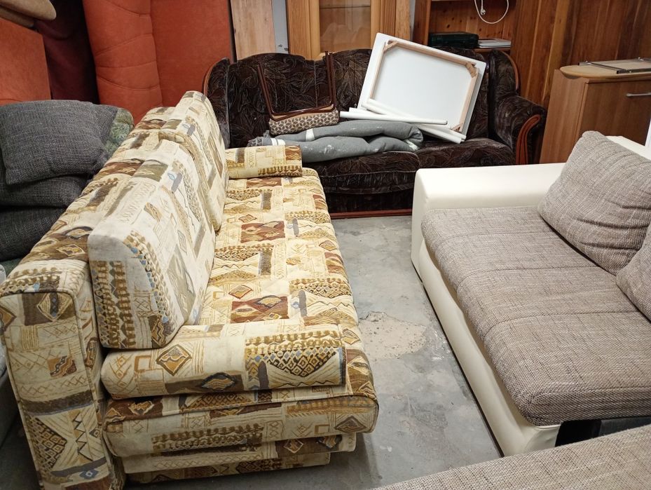 Sofa trzyosobowa rozkladana