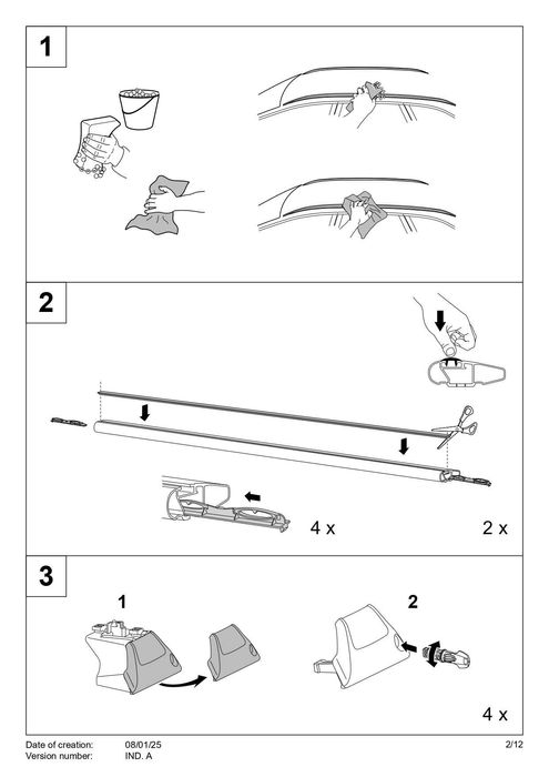 Barras de tejadilho – Opel Frontera (OV24)