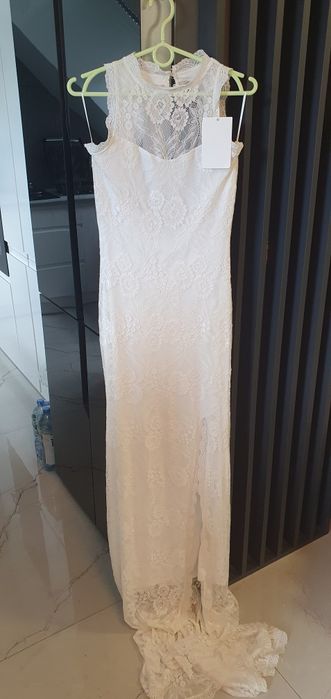 Suknia slubna koronkowa YAS nowa s/m