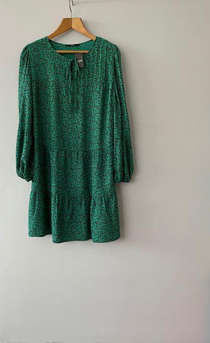 Сукня сорочка льон плаття бохо ярусна максі міді з вишивкою бавовна