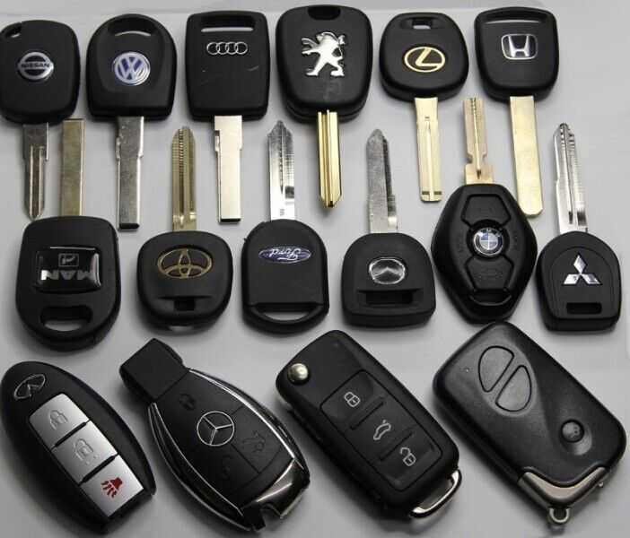 Новий ключ для авто BMW Toyota Skoda Audi WV Mercedes Mazda PeugeotKia