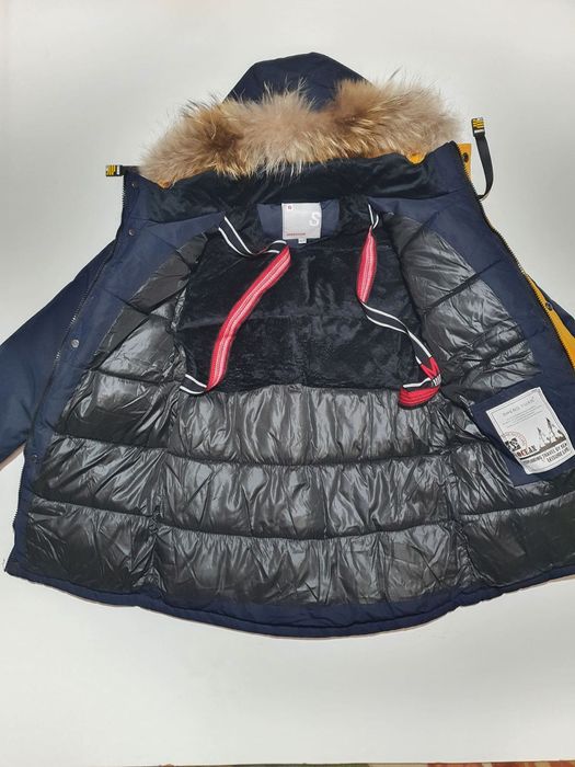 Зимова куртка дитяча для хлопчика 140-164 розмірів