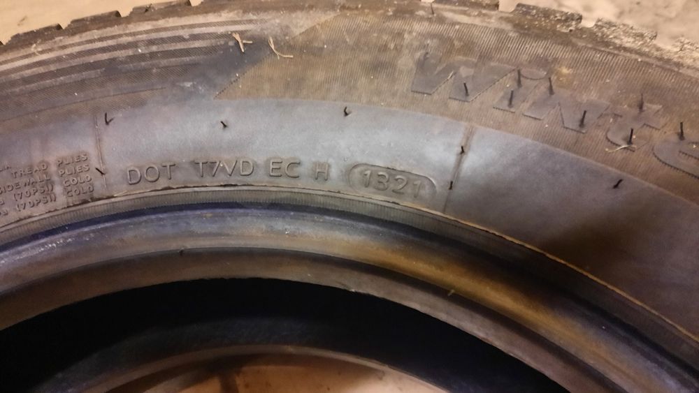 Зимові шини, гума