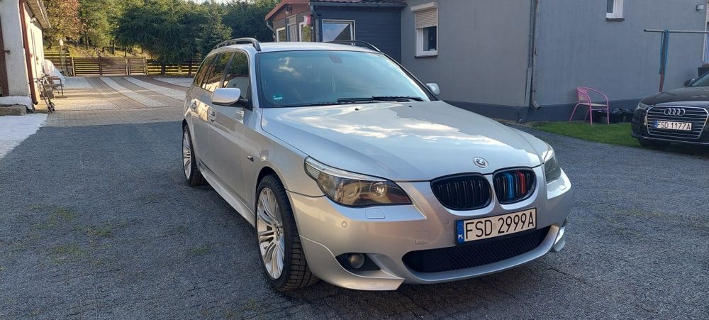 BMW E61 M-pakiet 3.0d x-drive/ Super stan /Atrakcyjny wygląd /Alu 19''