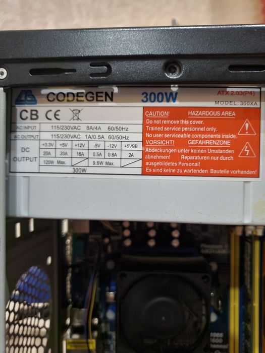 Комп'ютер 4ядра, 8гб, ssd256, бж 550вт, р7 360 2гб
