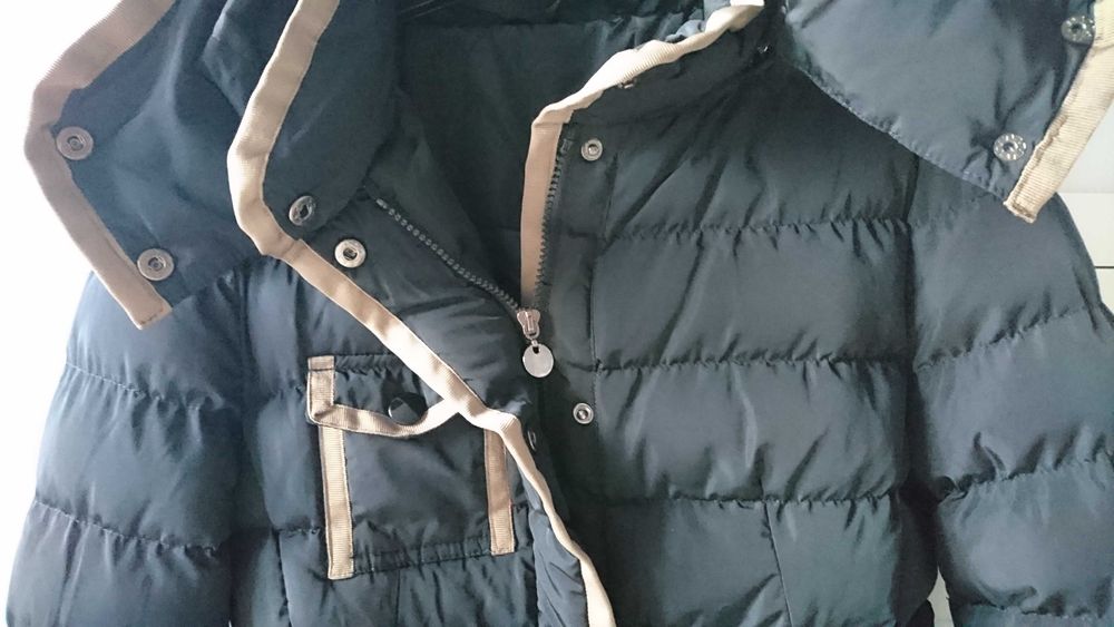 Kurtka zimowa damska M 38 pikowana, ciepła, stan idealny