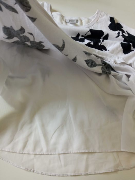 H&M zwiewna bluzeczka podwójna r S