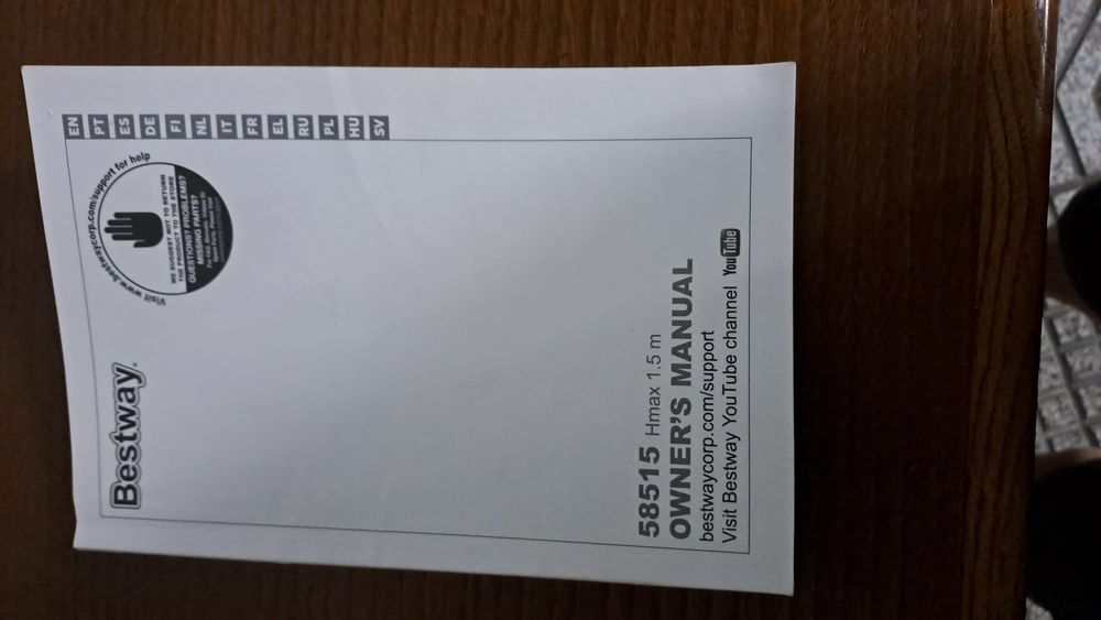 Conjunto de Piscina Desmontável Bestway Castanha