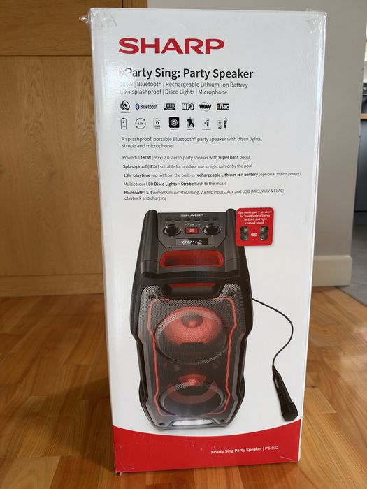 Głosnik przenośny Sharp Party Speaker