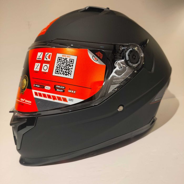 Capacete MT Braker SV integral mota scooter novo