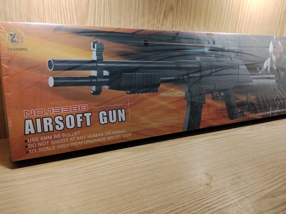 Детская снайперская винтовка на пульках 78,5 см лазер на батарейках