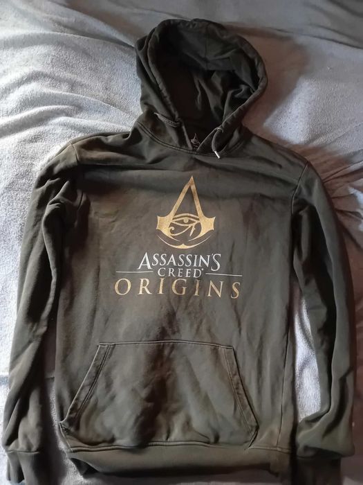 Bluza z kapturem Assassin's Creed Origins Złote Logo Khaki XS Primark